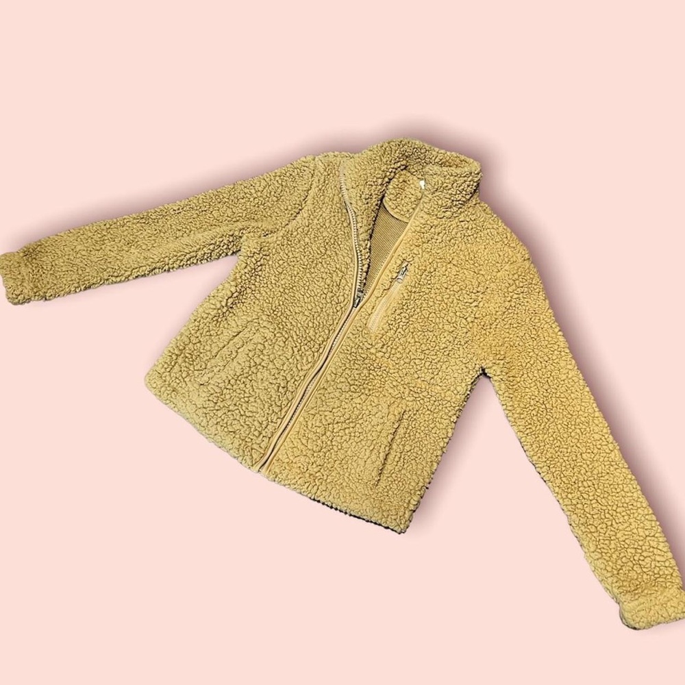Fuzzy Teddy Bear Garage Jacket